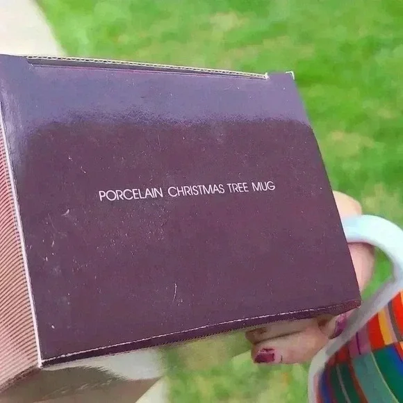 Vintage Avon Galley original Christmas tree mugs 80s coffee mug tea cup - Picture 13 of 17